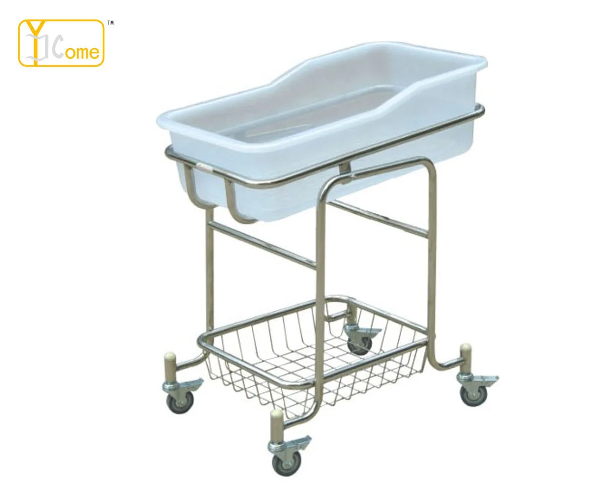 

Hospital Newborn Baby Bed Crib With Wheels