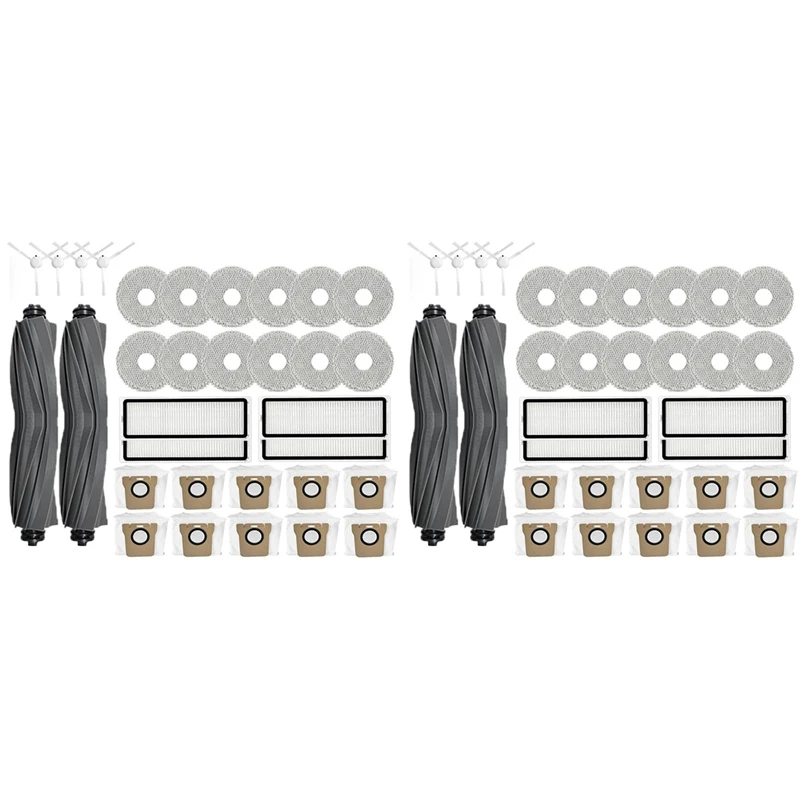 2025-2Set For Dreame L10S Ultra / S10 Pro XIAOMI Mijia Omni 1S B101CN Robot X10+ Robot Vacuum Main Side Brush Filter Mop