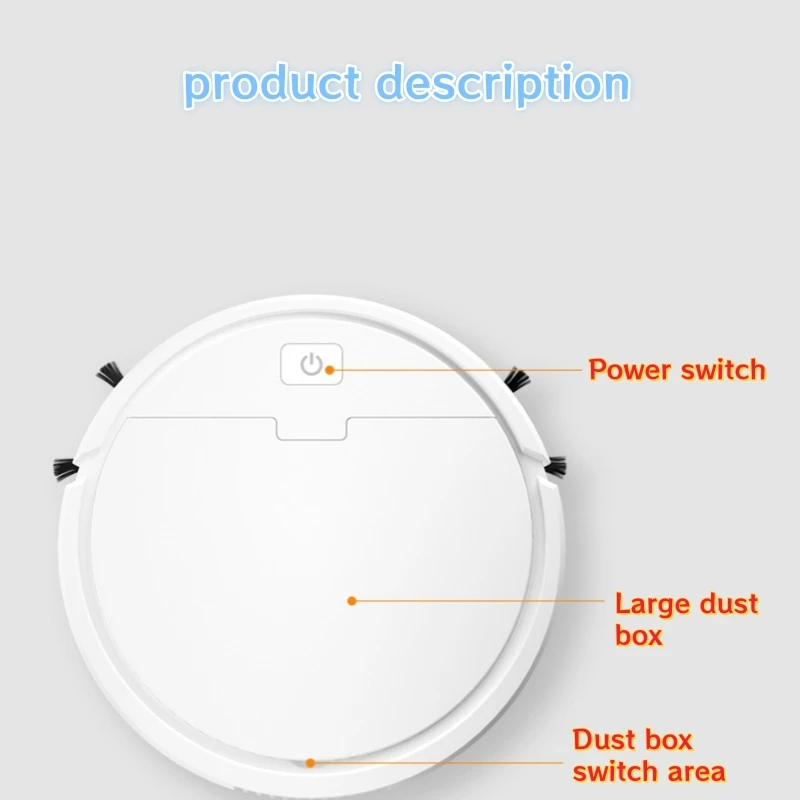 초박형 3-in-1 로봇 진공청소기 및 물걸레: 단단한 바닥, 애완동물 털, 타일 청소용 청소, 습식 및 건식 청소 - 자동 및 충전식