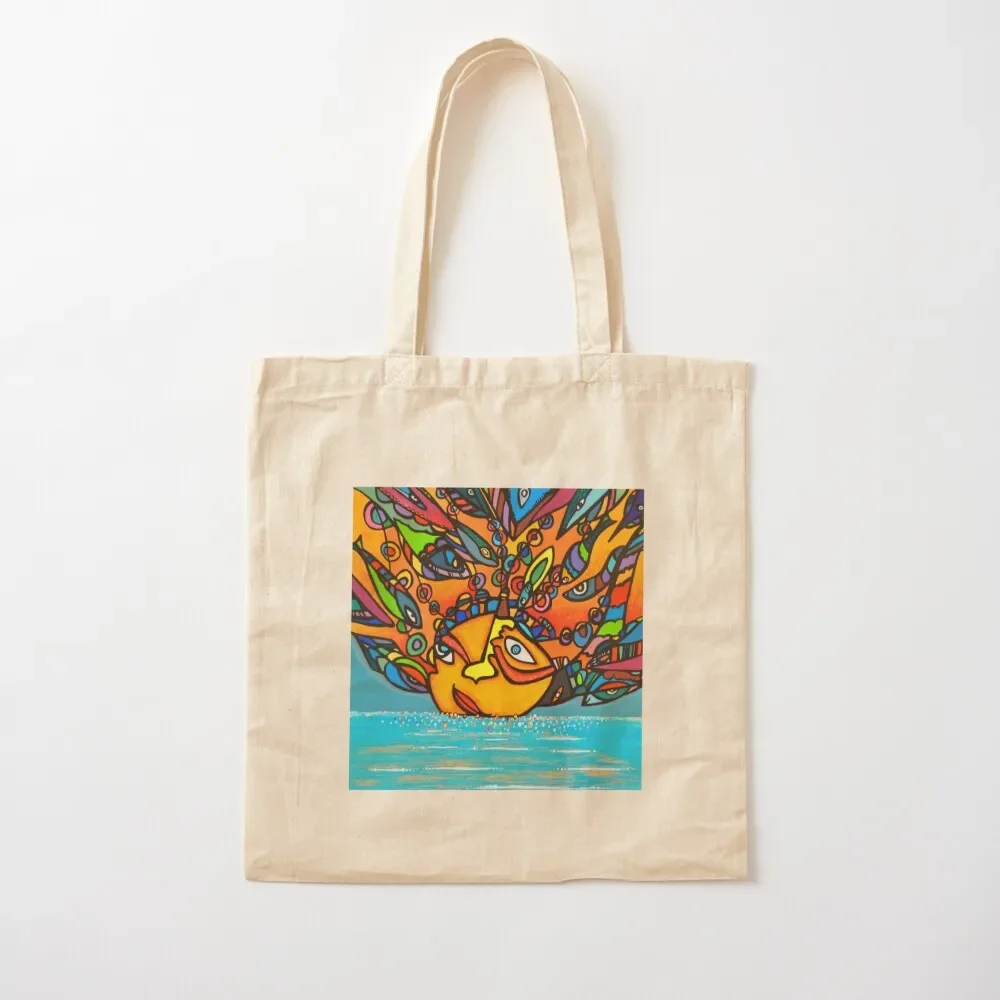 

SEA SUN Tote Bag Canvas Customizable tote bag Tote Bag