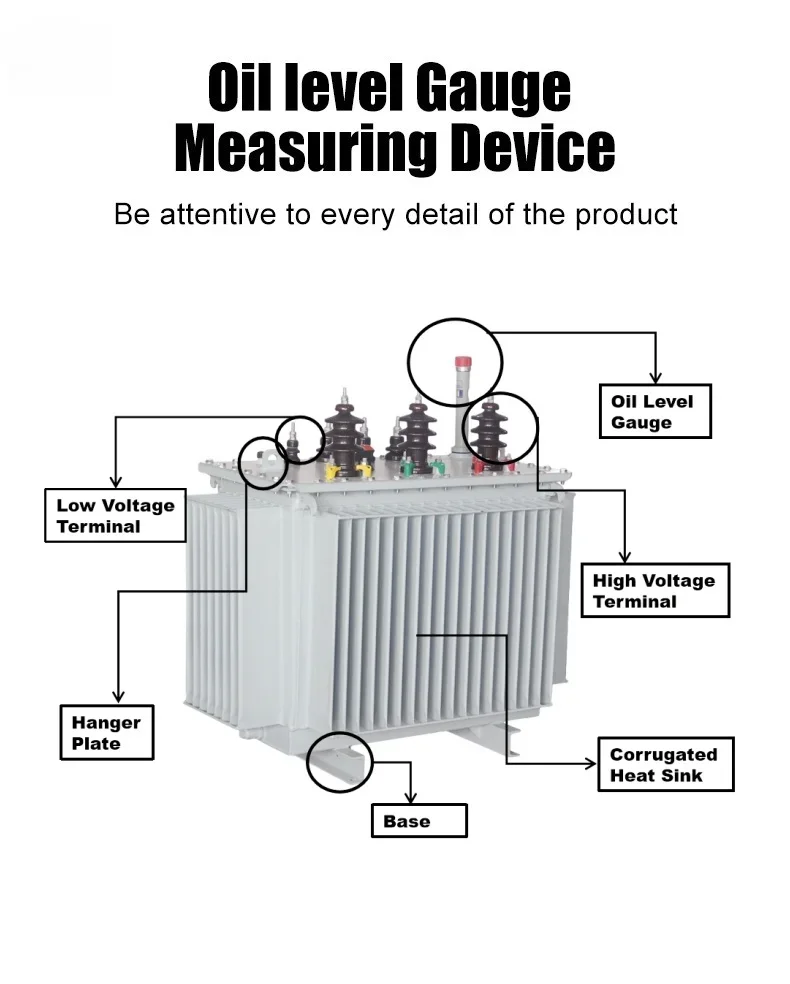 medium and high voltage distribution oil-immersed transformer