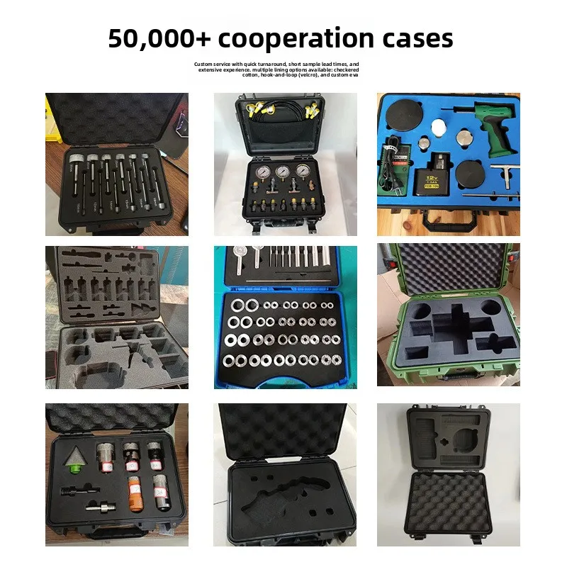 Custom Waterproof Hard Case Protective Instrument Storage Box Shockproof Dustproof Tool Case for Laboratory Equipment