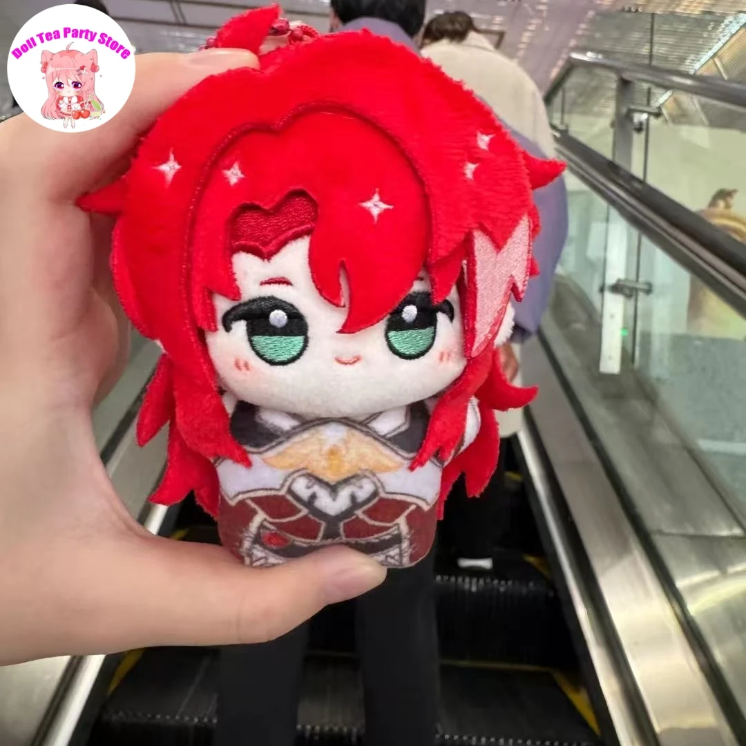 

Game Honkai: Star Rail Argenti Sparkle Plush Doll 10cm Keychain Cute Plush Keyring Stuffed Pendant Cosplay Toy Present