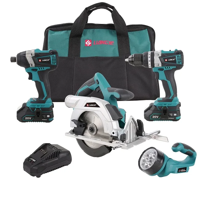 

Cordless Wood Working Tool Set Portable Carpenter Contractor Tools Lithium Power Tool Set Woodworking Machines