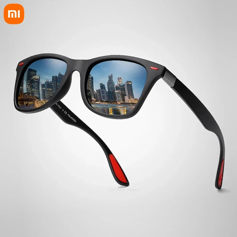 Xiaomi Youpin Sale Polarized Sunglasses Men Women Classic Square Plastic Driving Sun Glasses Male Fashion Black Shades UV400 Hot