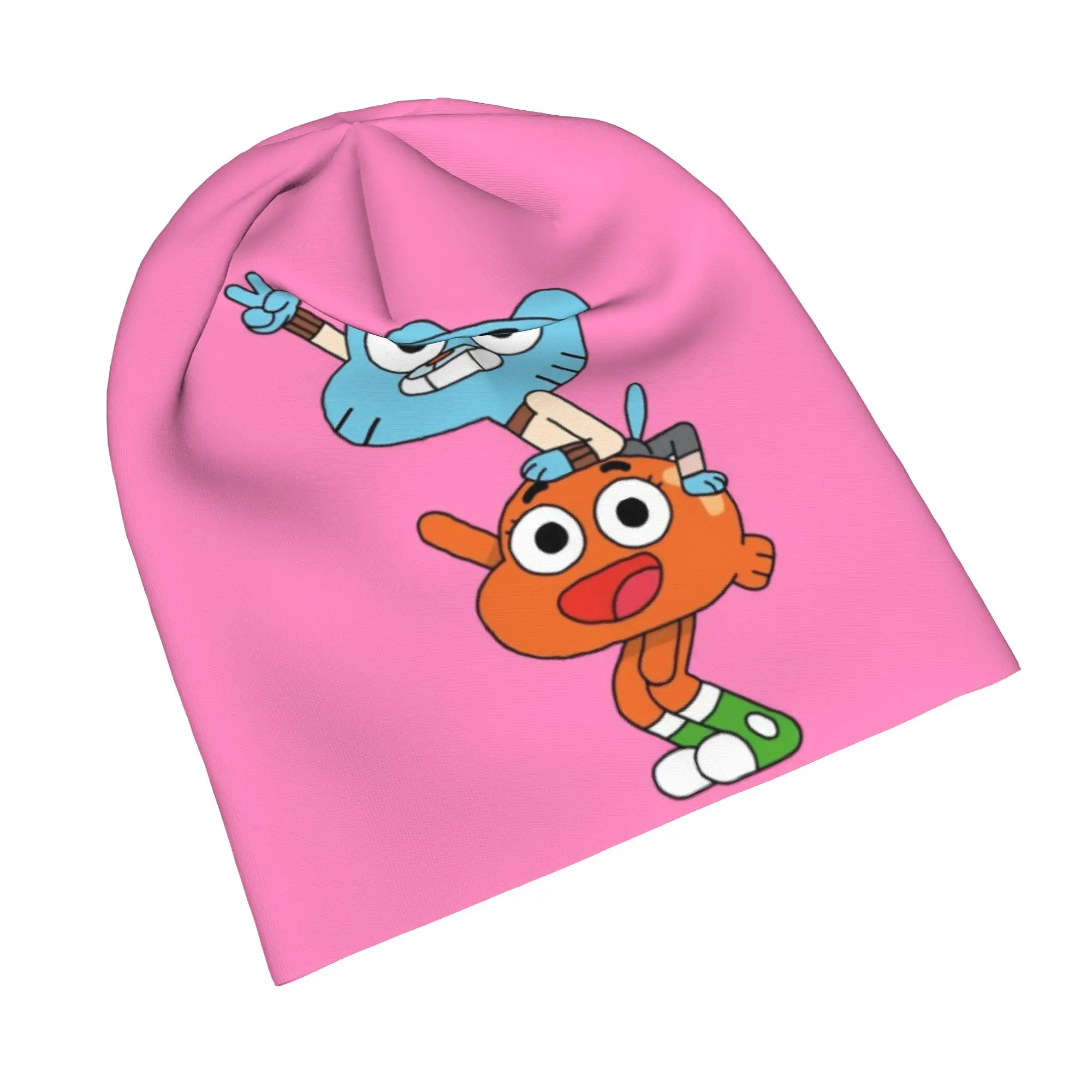 Gumballs Darwins Cap Amazings Gumballs Goth Autumn Winter Street Skullies Beanies Hats Spring Warm Multifunction Bonnet Hat