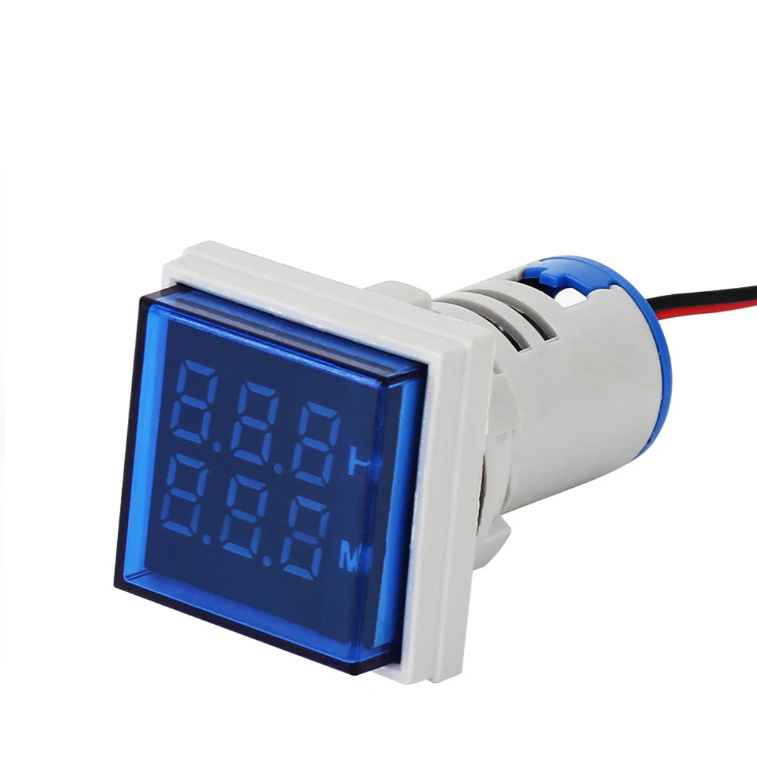 ABILKEEN High Quality  LED Industrial Signal Indicator Light Digital Display Time Meter AC220V Industrial Time Measure Meter