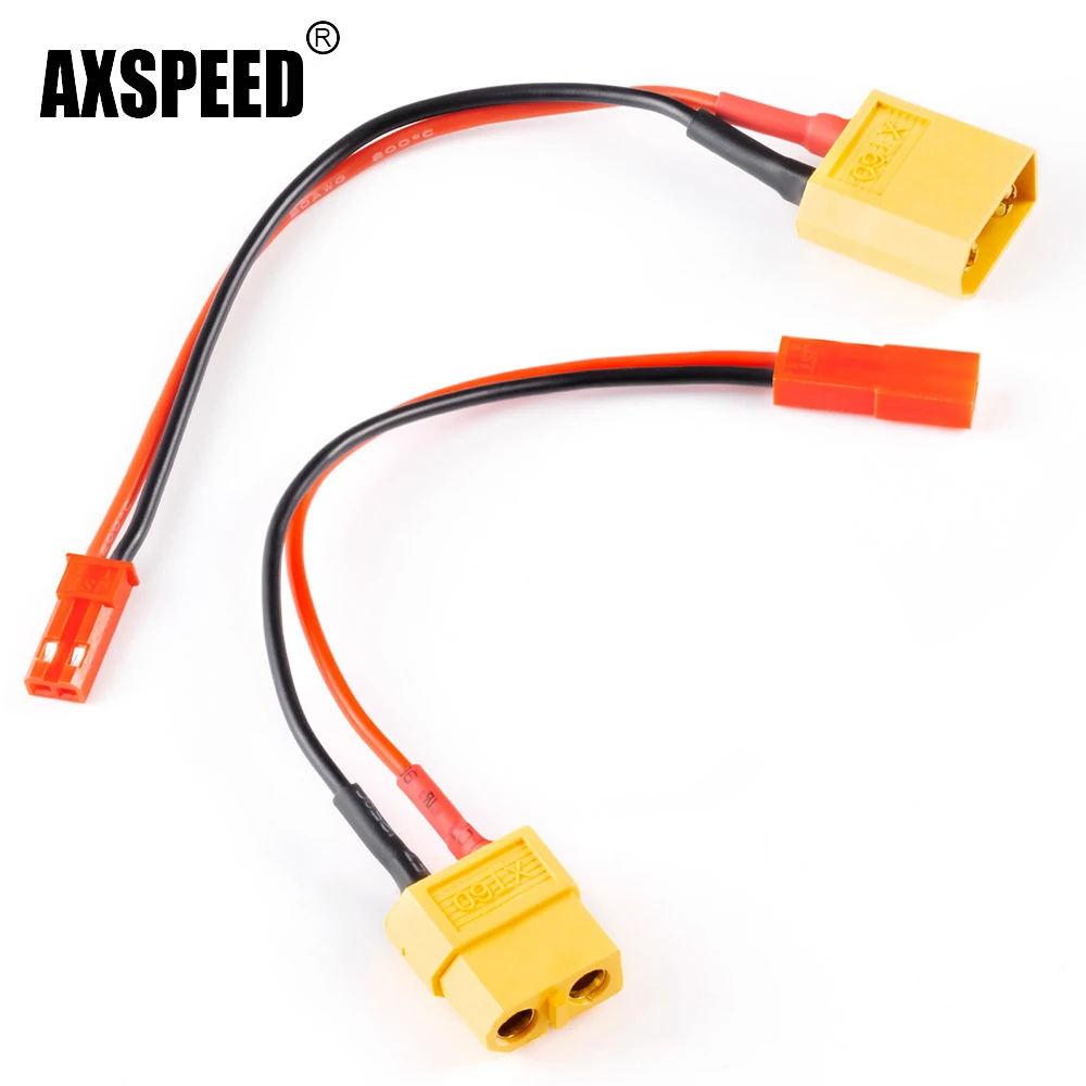 AXSPEED JST Adapterkabel XT60 Männlich Weiblich Batterie Stecker Adapter Bananenstecker für RC Modell Lipo Batterie Steuerung Upgrade Teile