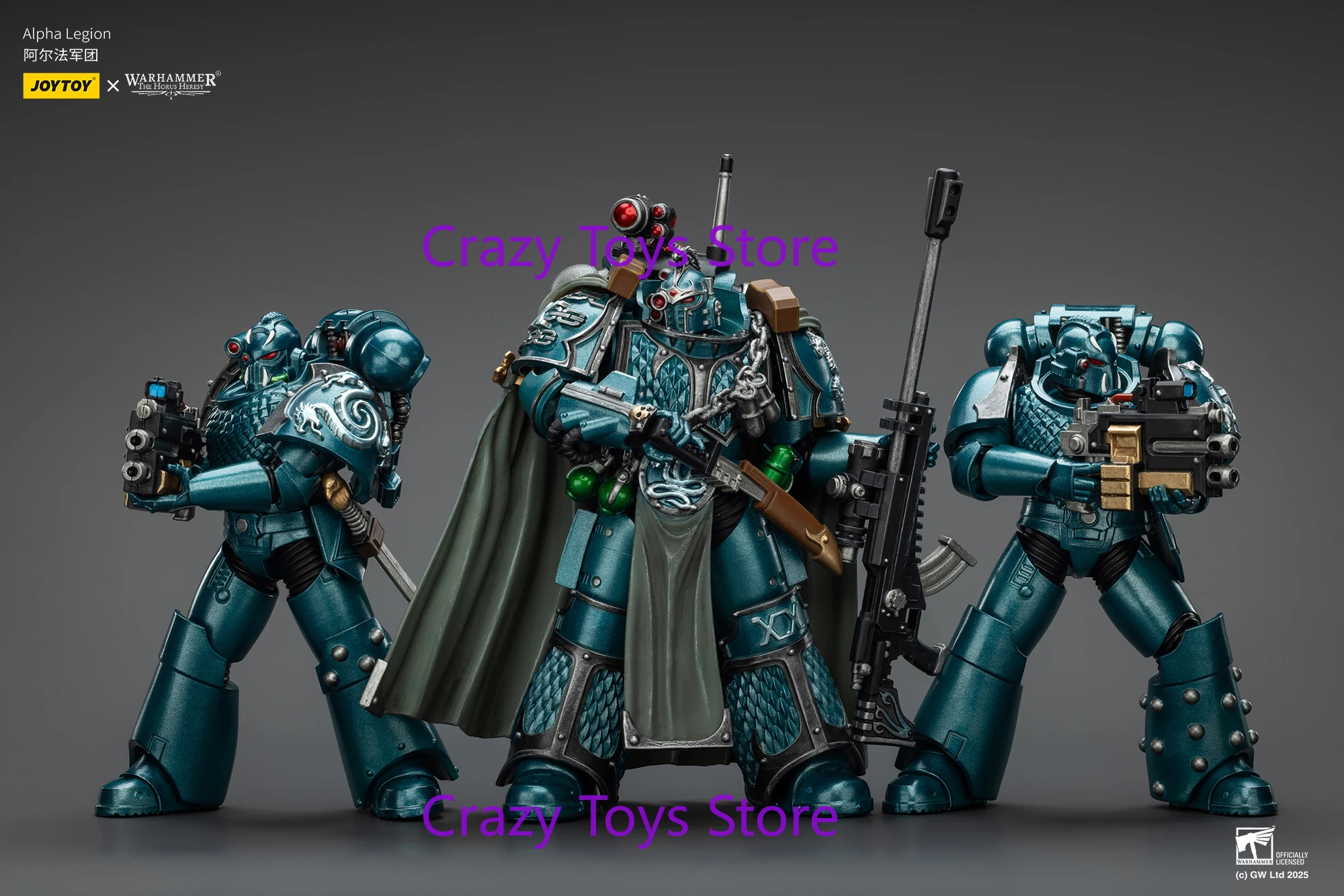 

In Stock Joytoy Warhammer 40K 1/18 Action Characters Alpha Legion Headhunter Action Doll Toy Collection Gifts
