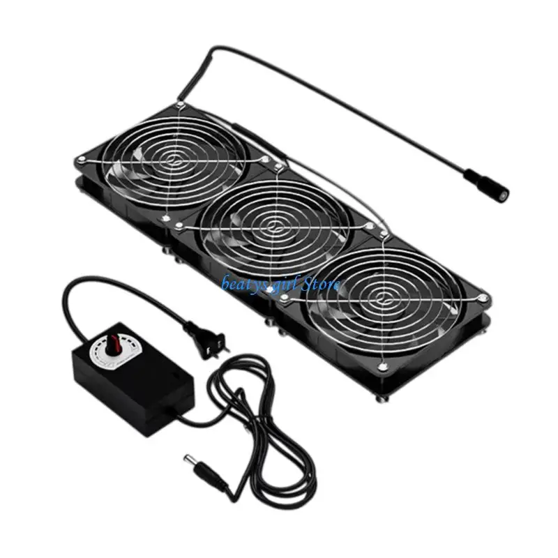 

C7AB Efficient 120mm Case Fan With Mounting For Efficient Heat Dissipation 2/3/4/6 Fan Optional