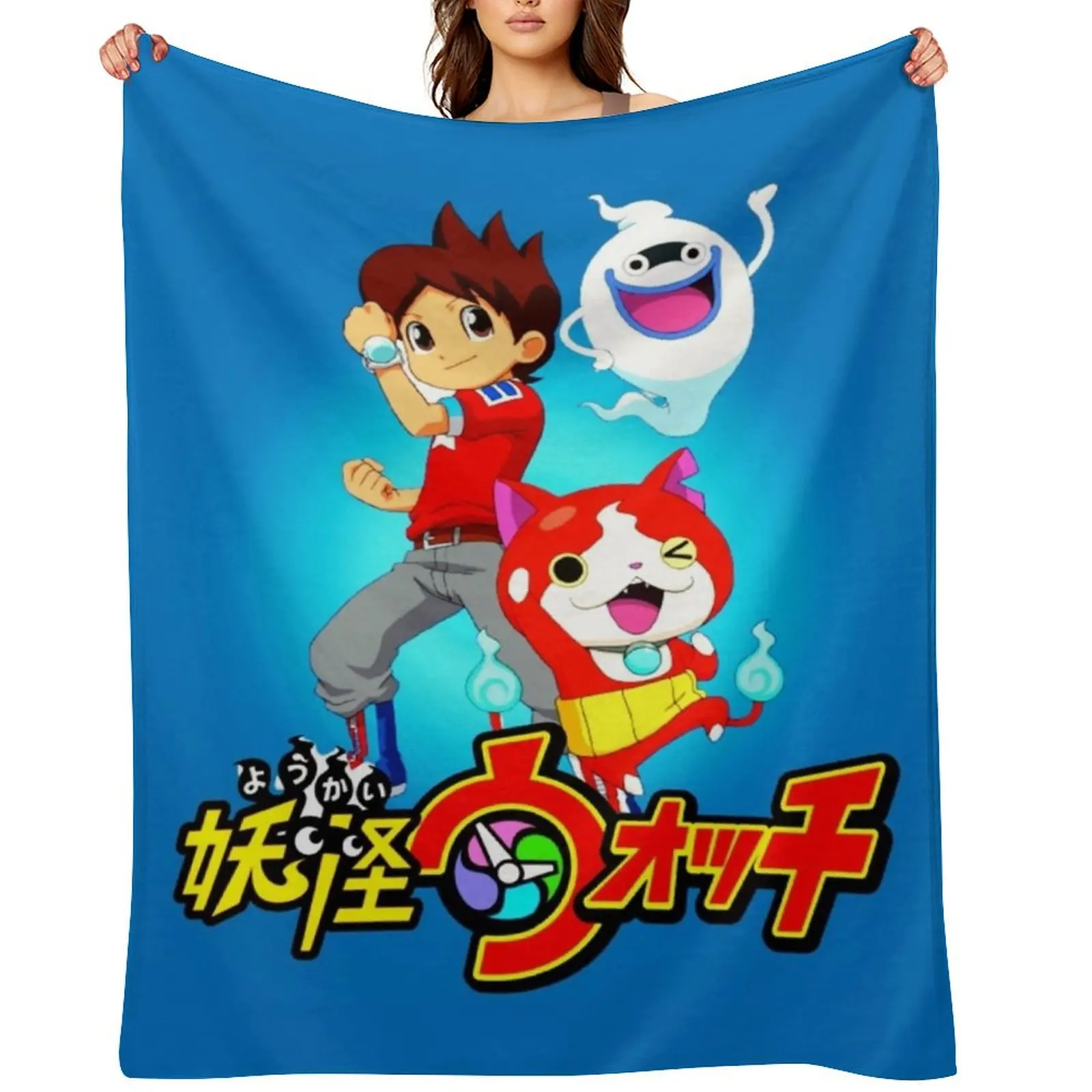

Copy of Yokai watch Throw Blanket Thins Blankets Sofas Of Decoration Designers Furry Blankets