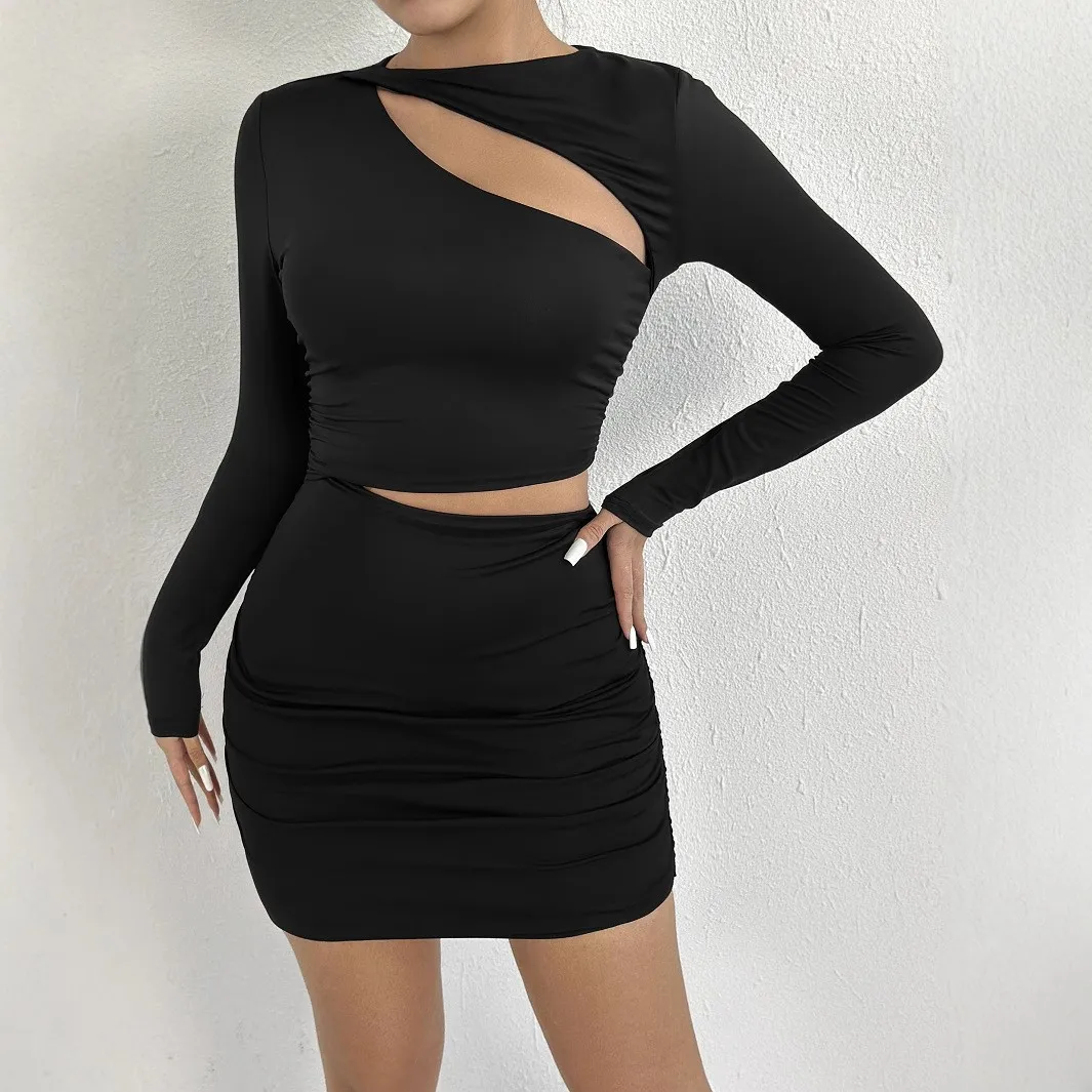 فساتين نسائية للنساء بأكمام قصيرة مرقعة وأزرار كلاسيكية للاستقبال احترافية حضرية رسمية لطيفة OL