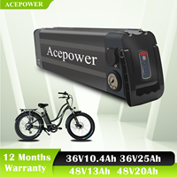 For E-Lux Tahoe GT-Stepthru Vitilan U3 U7 Step-thru Electric Bicycle Battery 48V 20Ah 36V 10.4Ah Silver Fish Battery for MoovWay