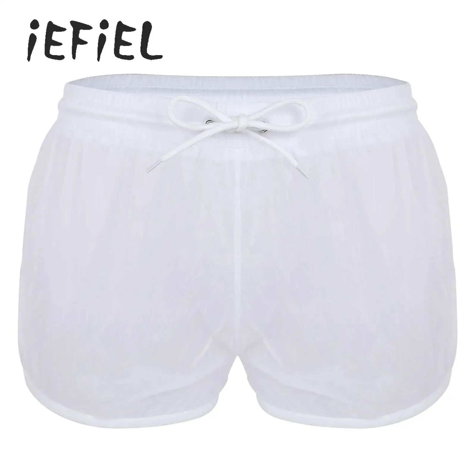 Image 3: Maillots de bain pour hommes maillots de bain Sexy solide basique Long maillot de bain Sport short de bain avec poches Boxer de natation culotte