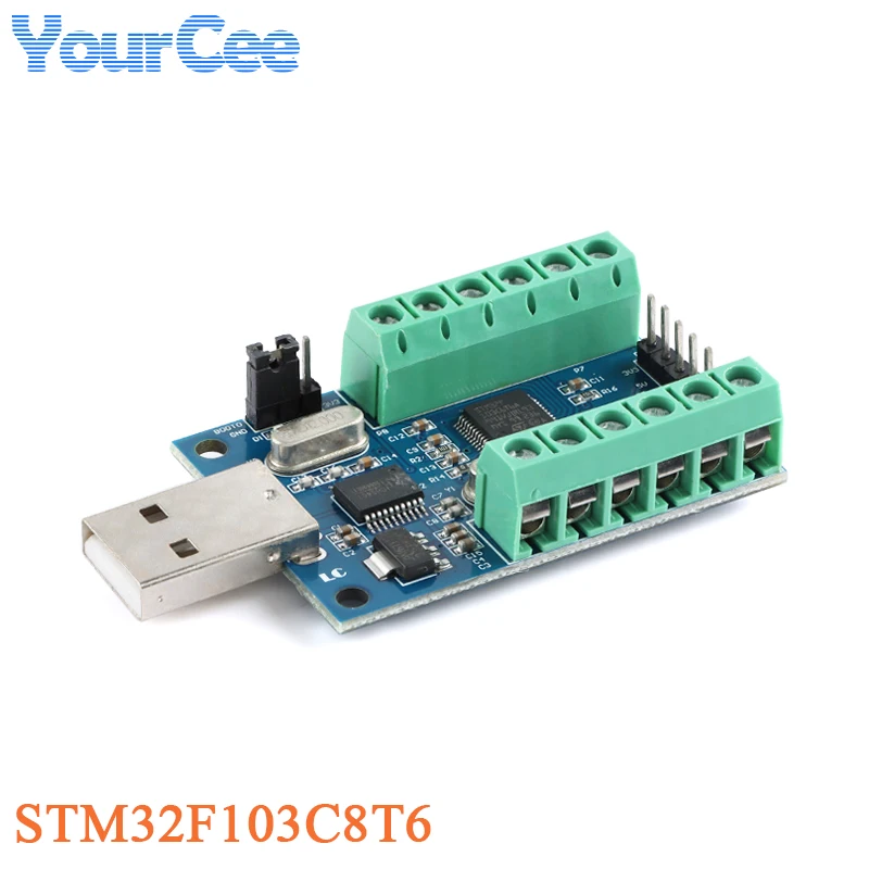 STM32F103C8T6 USB Interface 10 Channel 12Bit AD Sampling Data Acquisition STM32 UART Communication ADC Module