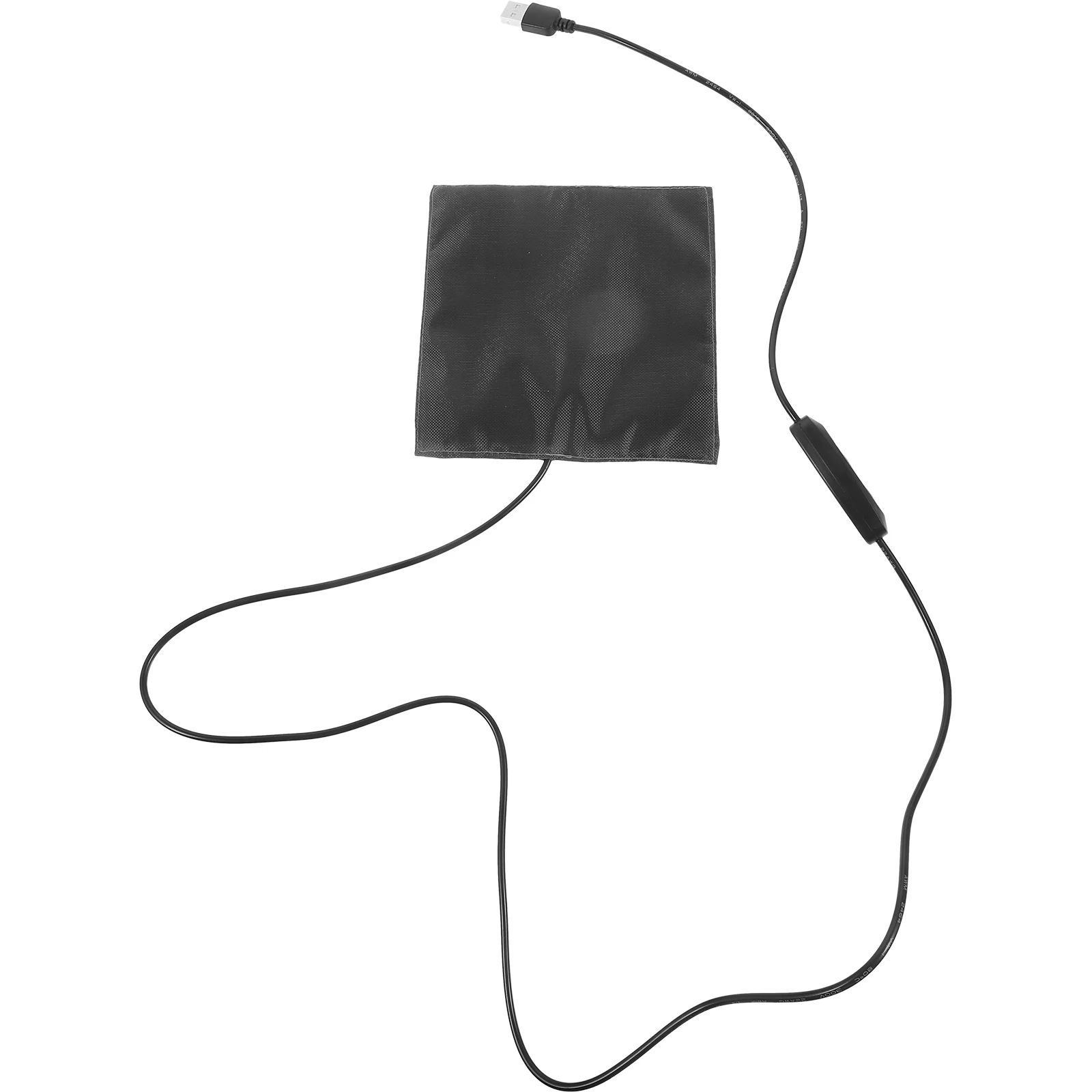 1PCS USB Heating for Small Cage Hamster Snake Reptile Warm Mat Portable Cozy Bed Pad Black Carbon Fiber Lightweight Heating Pad