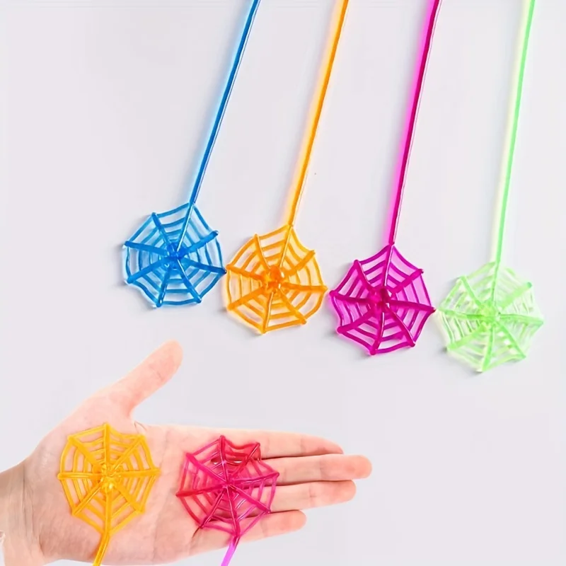 Funny Sticky Spider Web Toy  Favor Sticky Hands Toys Birthday Party Halloween Carnival Party Supplies Gift