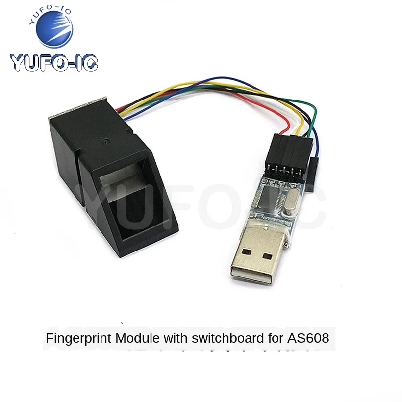 As608 Optical Fingerprint Identification Module STM 51 Single Chip Microcomputer Board Access Control Fingerprint Acquisition