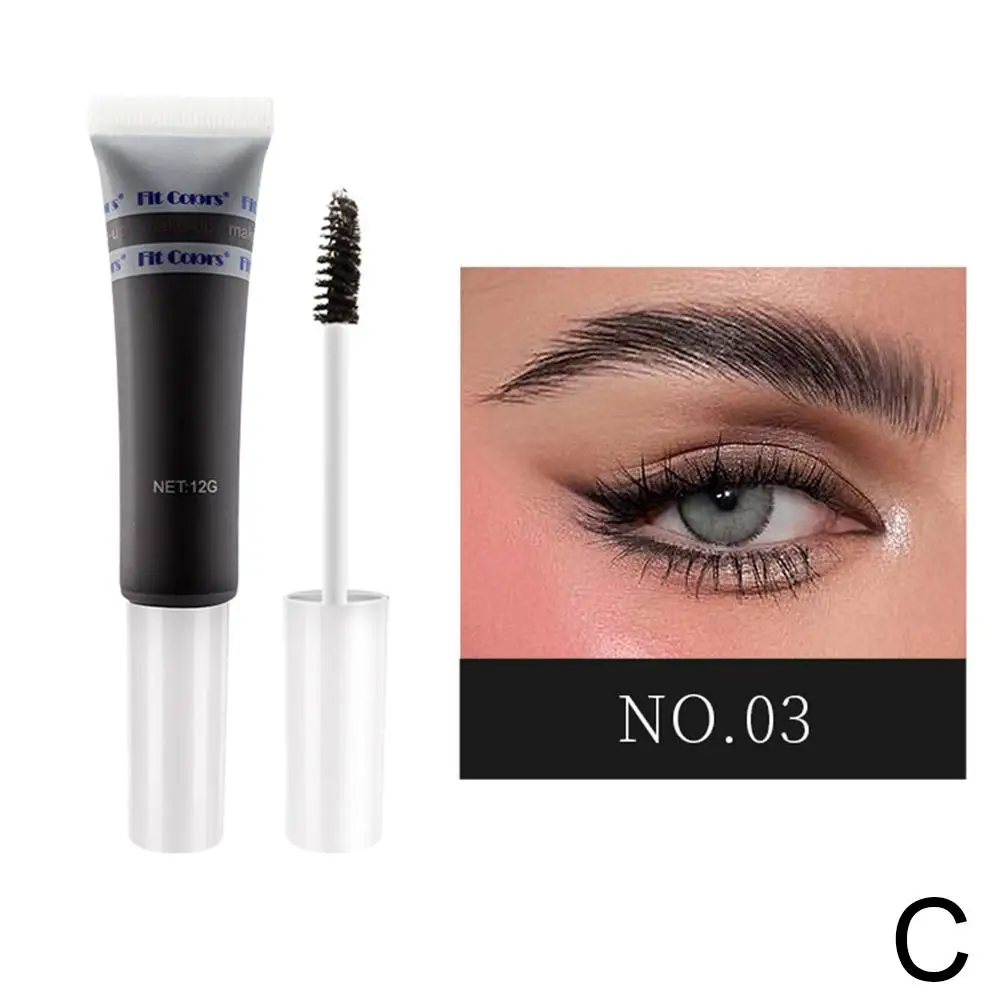 Long-lasting Eyebrow Gel Makeup Semi-permanent Waterproof Dye Tint ColorSweat-proof Film Cream Cosmetics Eyebrow Forming B1W5