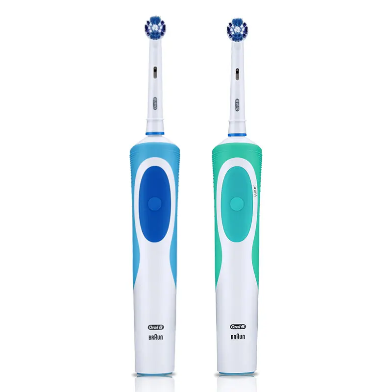 Oral B D12 Vitality Electric Toothbrush Rechargeable Rotating Type Waterproof Brush with 2 Mins Timer Teeth Whitening Deep Clean