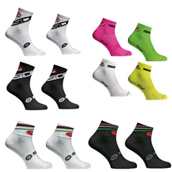 Chaussettes de sport respirantes pour hommes et femmes, chaussettes de cyclisme sur route, chaussettes de course professionnelles, chaussettes de vélo en plein air