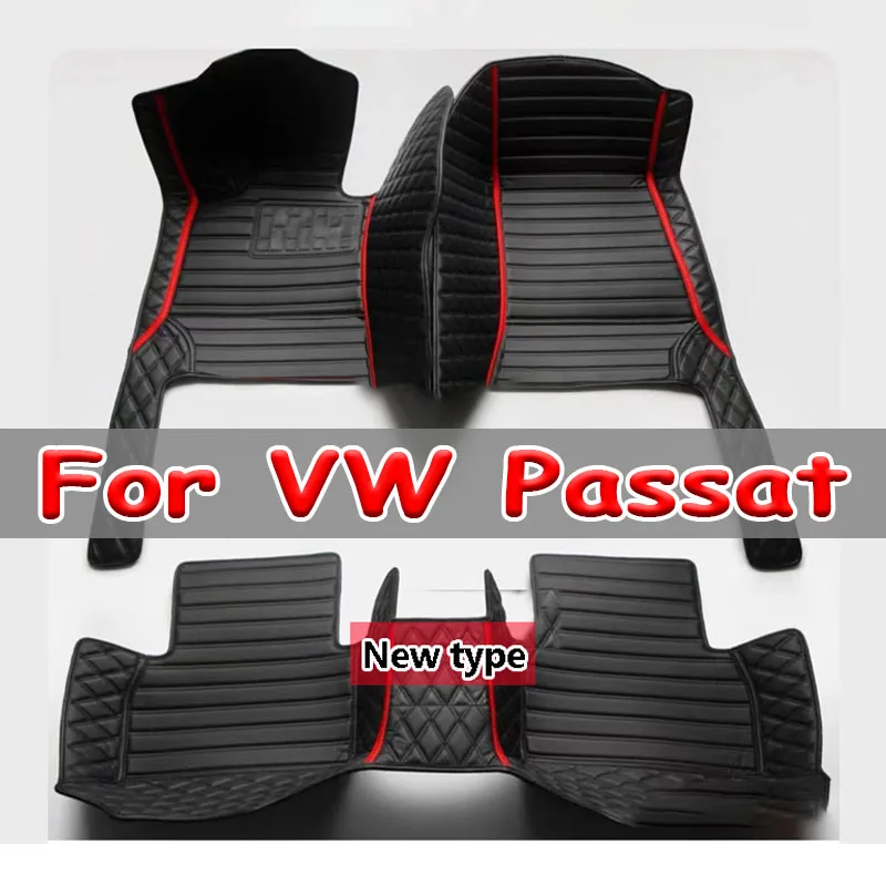 

Car Floor Mats For VW VW Passat B8 GT 2015~2022 Durable Rugs Protective Carpets Luxury Leather Mat Car Accessories 2016