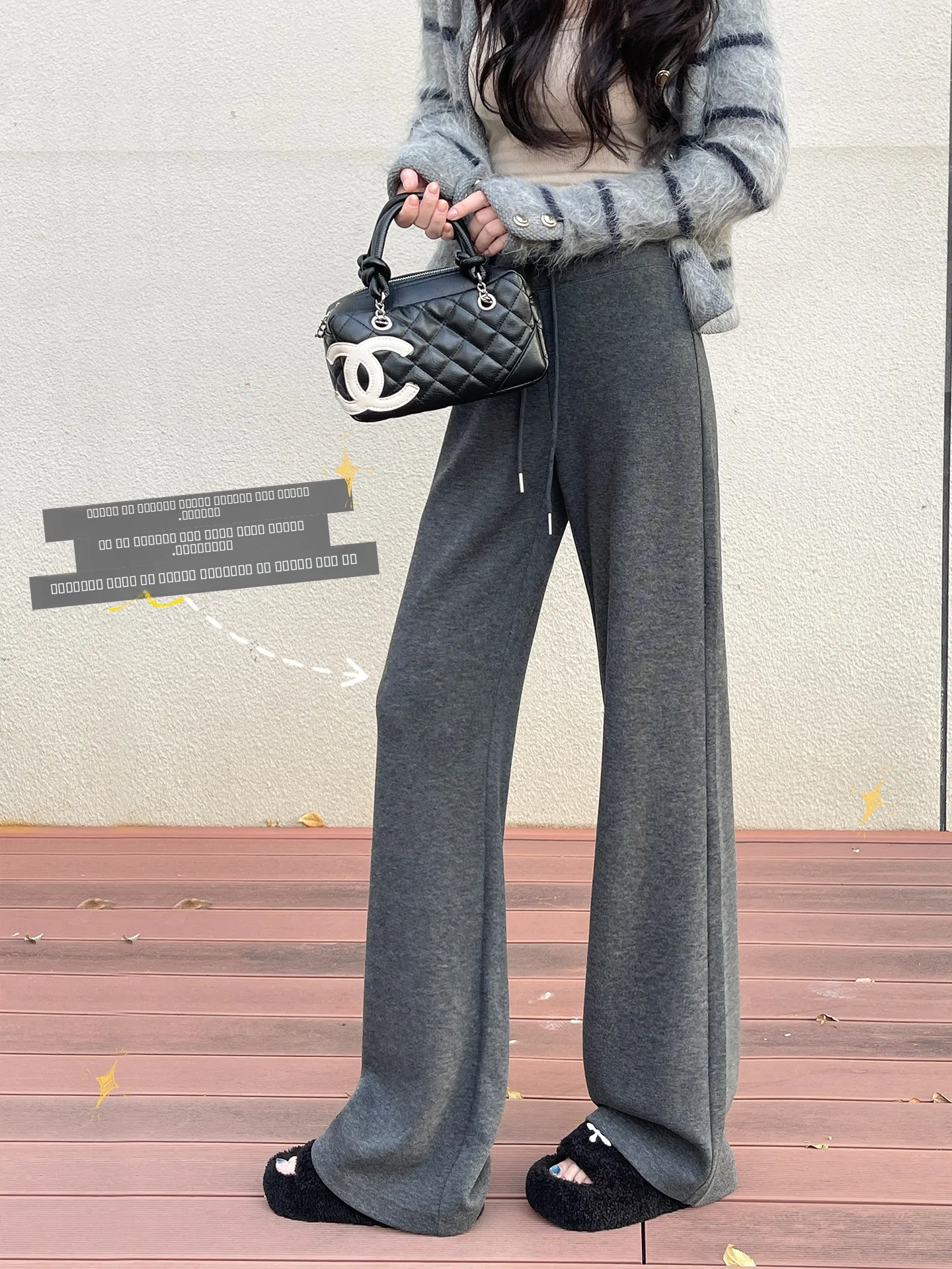 

Женские спортивные брюки для йоги с высокой талией, на подкладке, осенне-зимние, облегающие, повседневные, широкие штанины, удобные, мягкие, из полиэстера