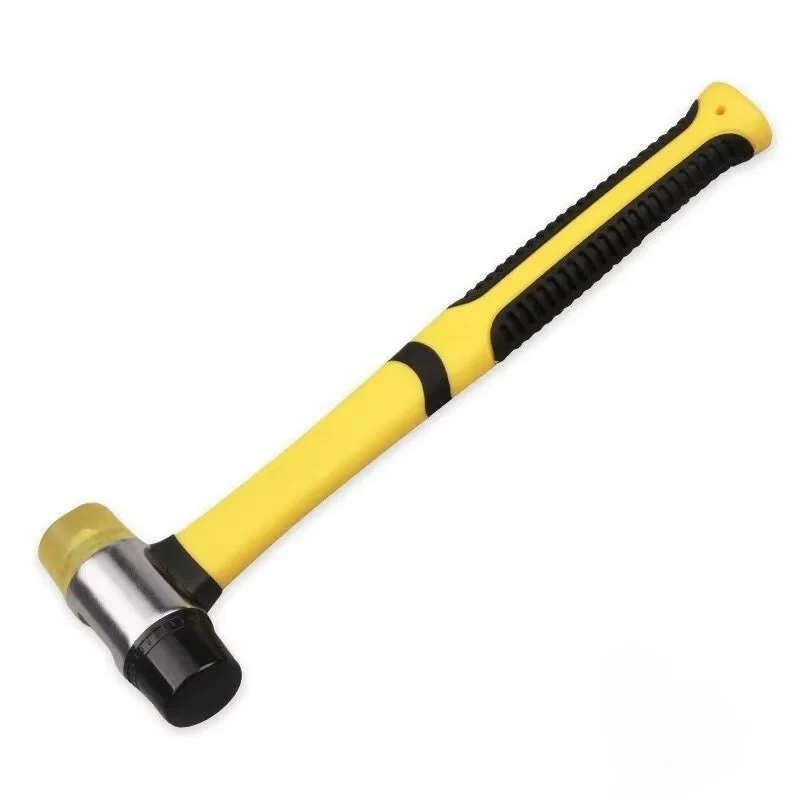 

30cm Rubber Handle Double-Headed Mounting Decoration Hammer Plastic Soft Indenting Hammer Rubber Hammer