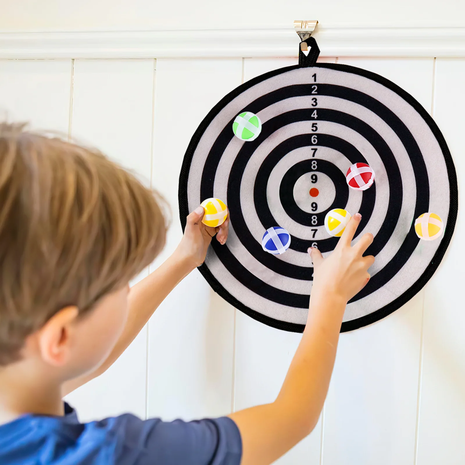 25 pçs bola pegajosa brinquedo bolas acessórios jogo de tabuleiro gancho e laço festa favor brinquedos das crianças