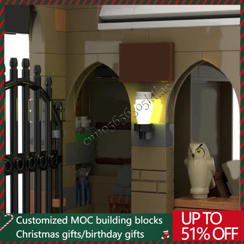 新しい 814 個 MOC ホットシティストリートビューモジュラーマジックストアビルディングブロックレンガ子供組み立て教育玩具誕生日ギフト