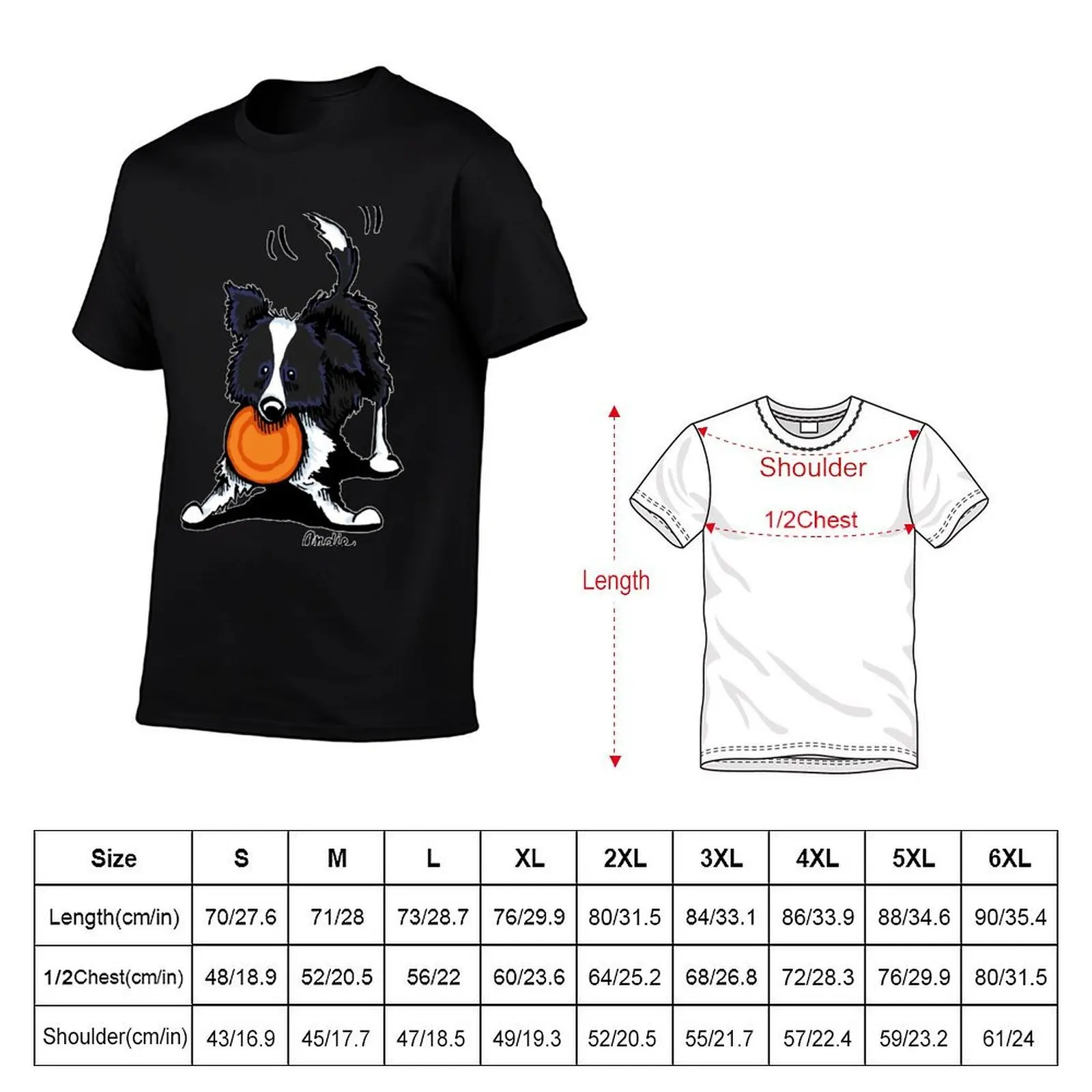 Border Collie @ Play T-Shirt hippie clothes fashion shirts designer t shirt men