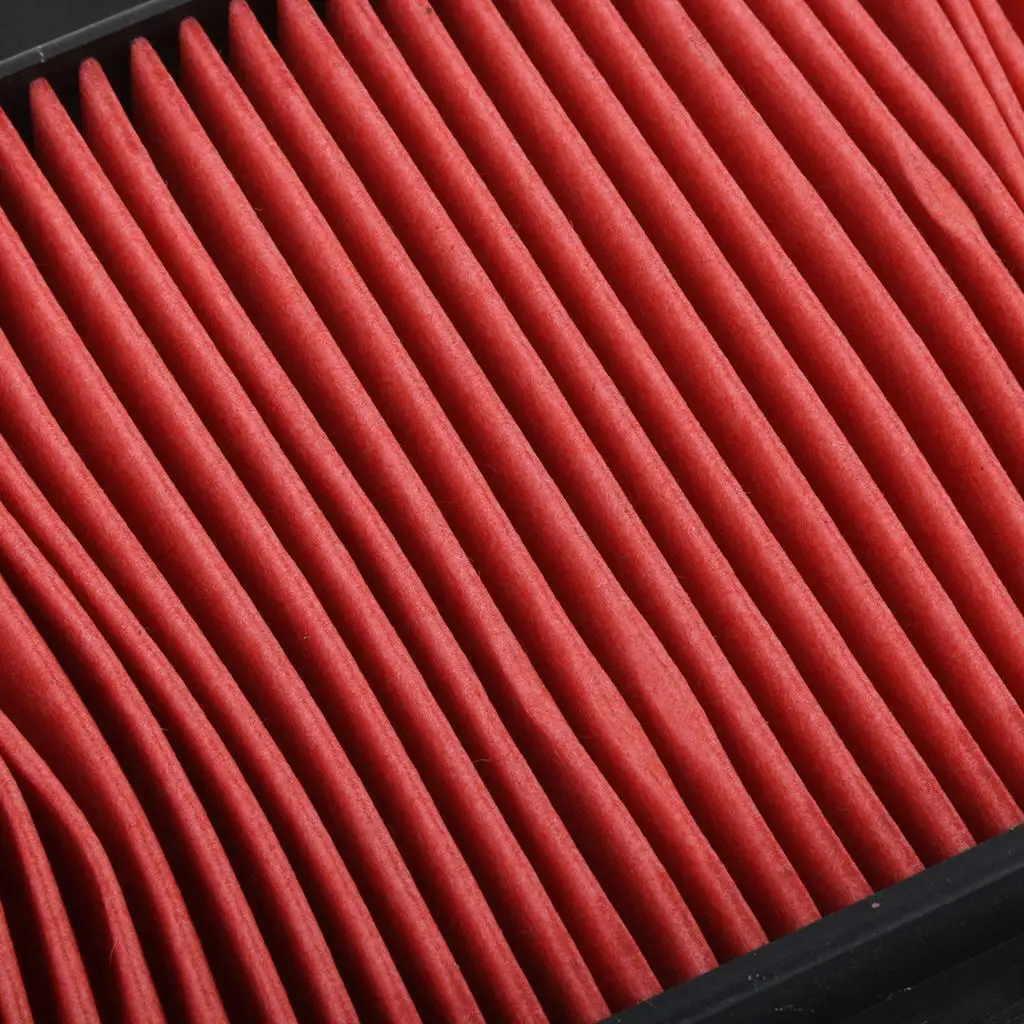 Red Black Plastic Air Intake Filter Cleaner Reliable Protection Motorcycle Fuel System Replacement for Honda PS250 2005 2006 view 3