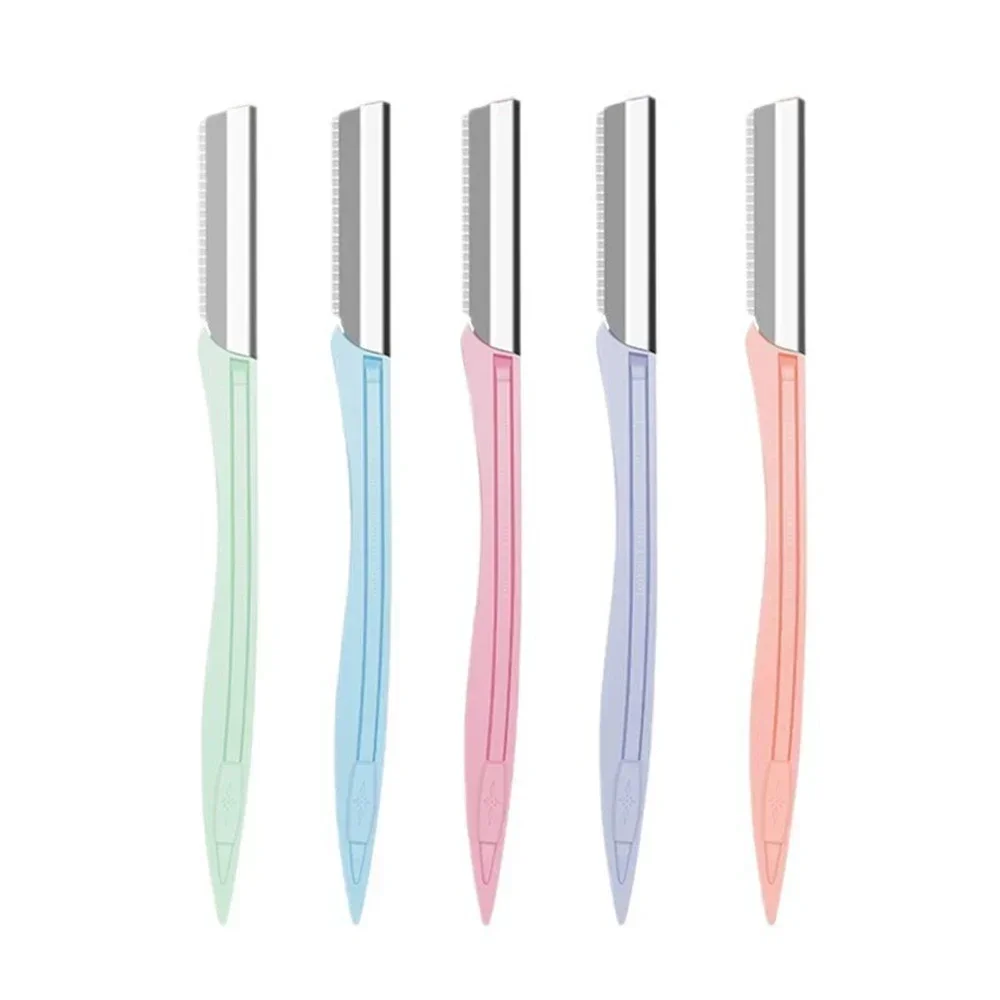 Set di epilatori per sopracciglia per donne Trucco Bellezza Sopracciglia Viso Depilazione Strumento per lo styling Lama in acciaio Rasoio per il viso Trimmer