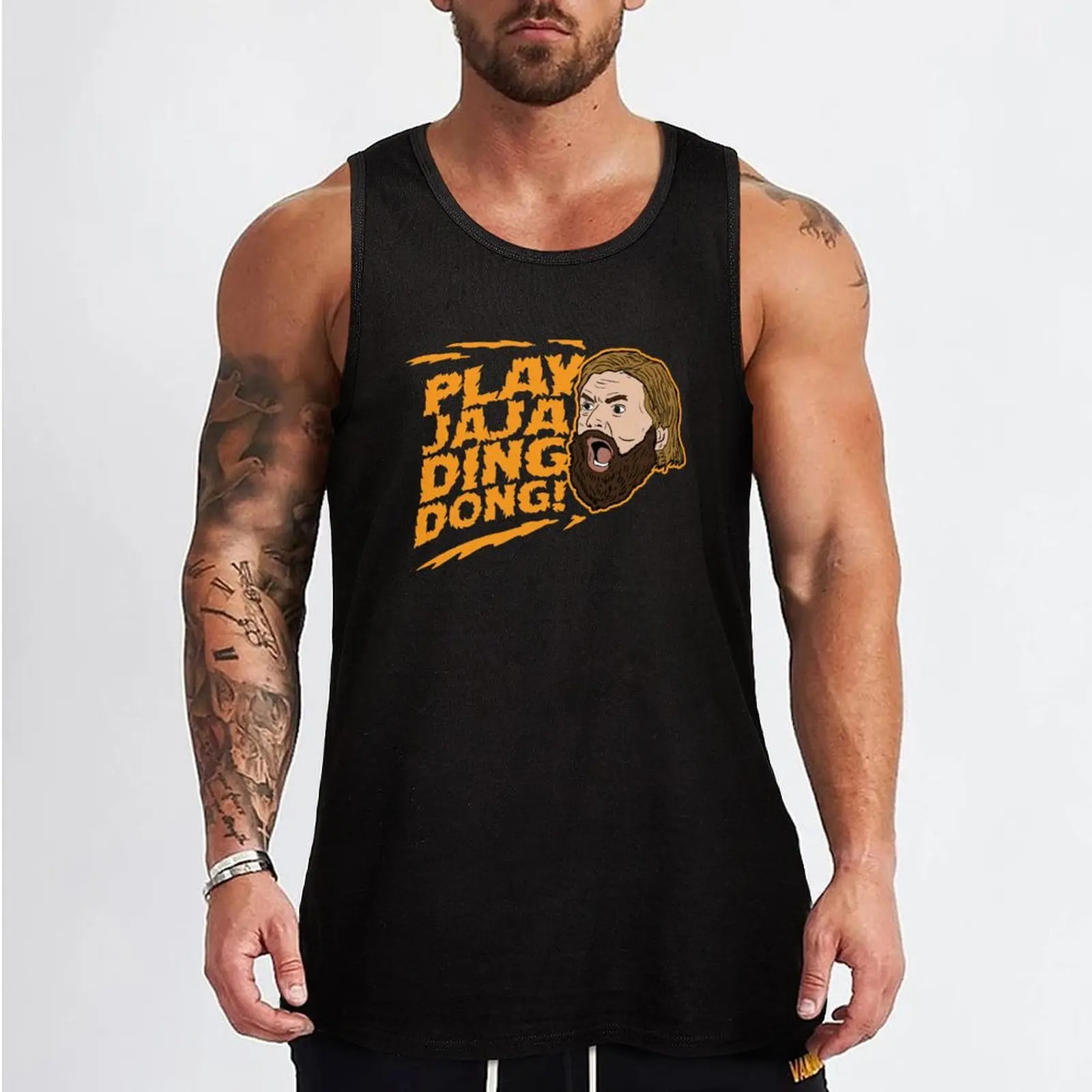 Play Jaja Ding Dong! Tank Top t-shirt gym man Man gym clothes gym clothes man