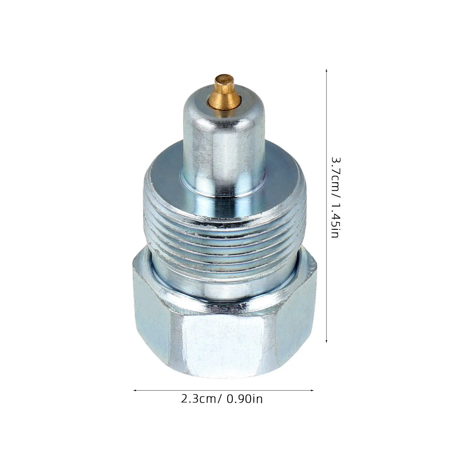 Hydraulic Jack Coupler Replacement Oil Pump Part Robust Metal Construction Universal Compatibility Quick Connect Disconnect