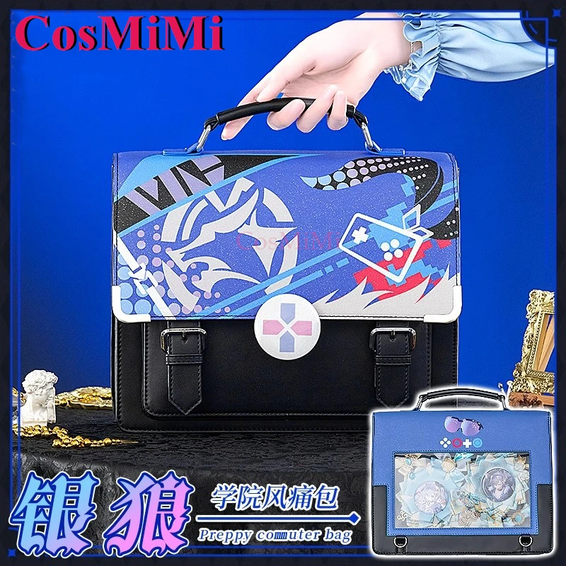 CosMiMi Honkai: Star Rail Silver Wolf Cosplay Theme Impression Pack Daily Preppy Commuter Backpack Messenger Bag Lovely Itabag