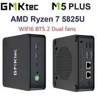 GMKtec M5 Plus AMD Ryzen 7 5825U Mini PC DDR4 16GB/32GB 512GB Nvme SSD Windows 11 Pro WIFI6 BT5.2 Desktop Gamer Office Computer