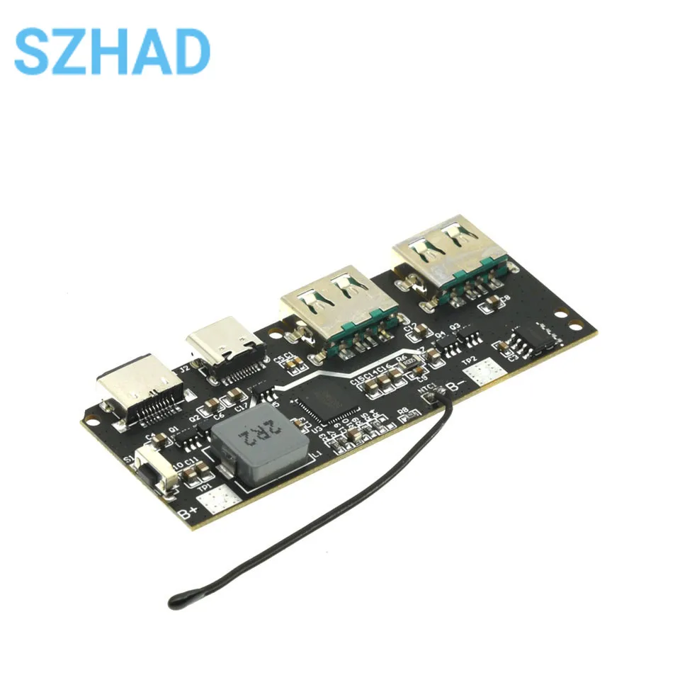 22.5W Quick Charging Mobile Power Module QC4.0 PD3.0 5 Port Dual USB Mobile Power Bank Circuit Board Protection Diy Motherboard