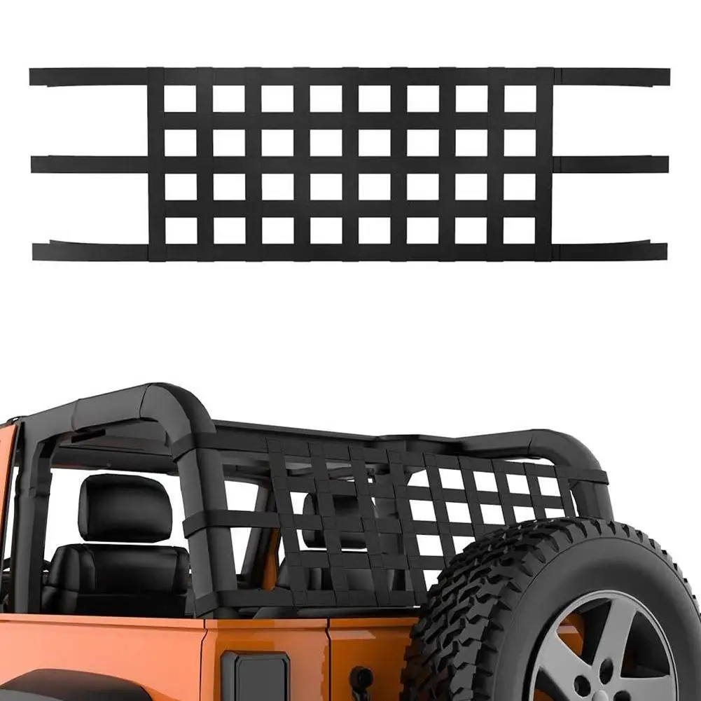 

Cargo Net Multi-functional Car Top Roof Hammock Mesh Cargo Net Jk Jl Tj Universal Modification Accessories