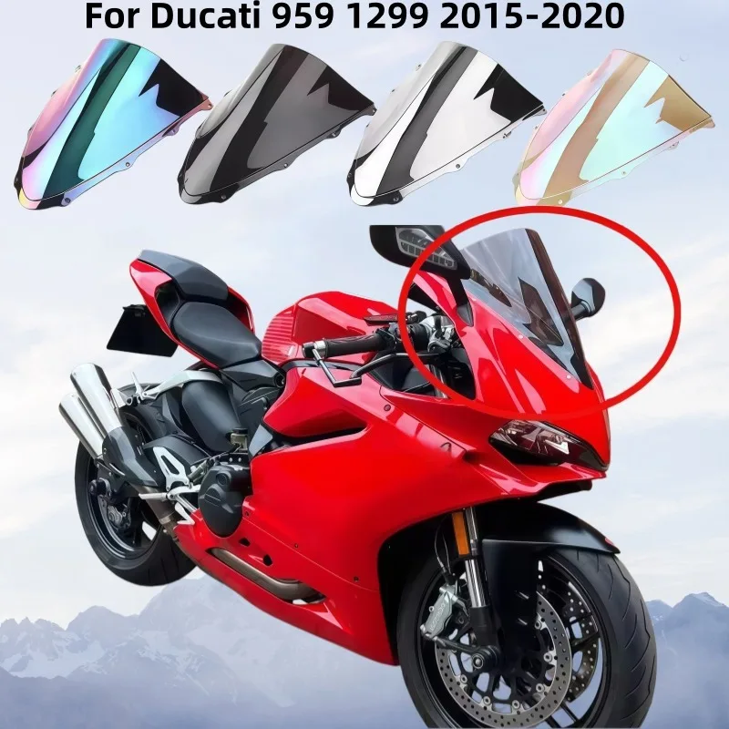 

Motorcycle front windshield air deflector front fairing for Ducati 959 1299 2015-2016-2017-2018-2018-2019-2020