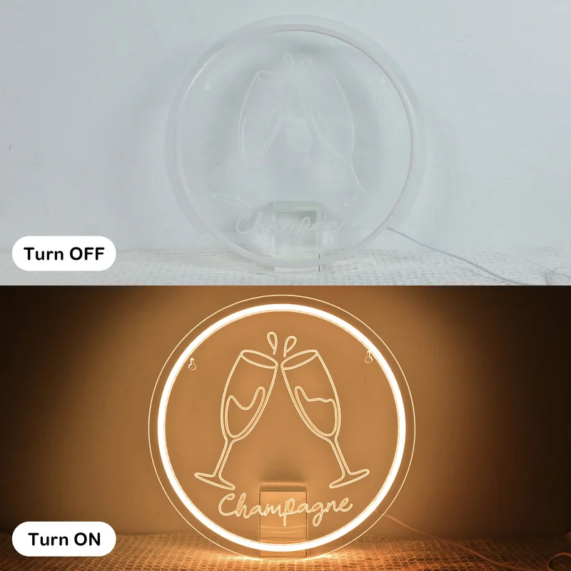 علامات النيون المخصصة للنوافذ المعلقة لتزيين الحائط وأضواء النيون للأعمال مناسبة للمطاعم والمتاجر المريحة #5