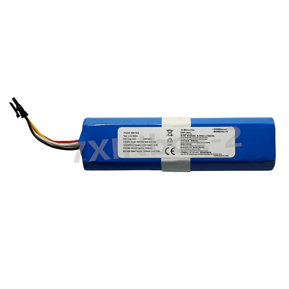 INR18650 M26-4S2P X95 14.4V 72Wh 5200mAh battery For Eufy Robovac L70 L10 Hybrid T2190G21 T2190 Hybrid Robot Vacuum Cleaners