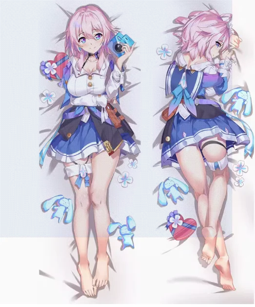 Japonês Anime Body Pillow Case, Honkai: Star Rail, Sexy, Dakimakura, Abraçando, Otaku, Loli, Capa de Almofada, Presentes de cama, EX