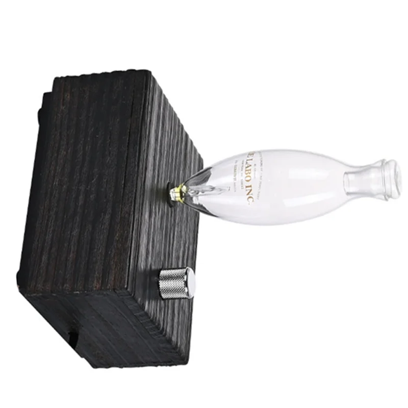 ABKI-Nebulizer Безводный диффузор для чистого эфирного масла Электрический деревянный стеклянный диффузор для ароматерапии