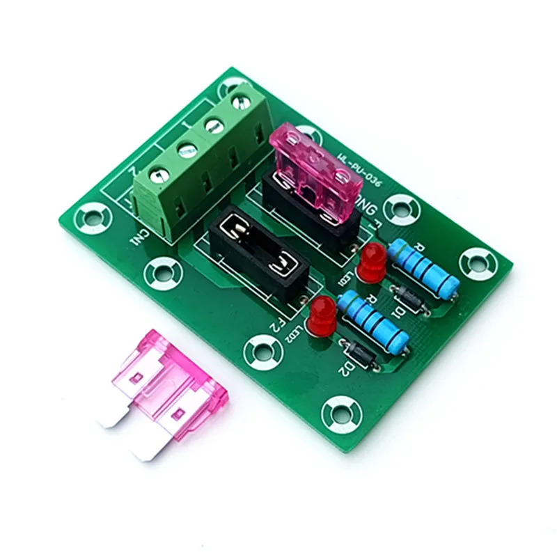 

Installation of 2-position fuse module panel distribution module board