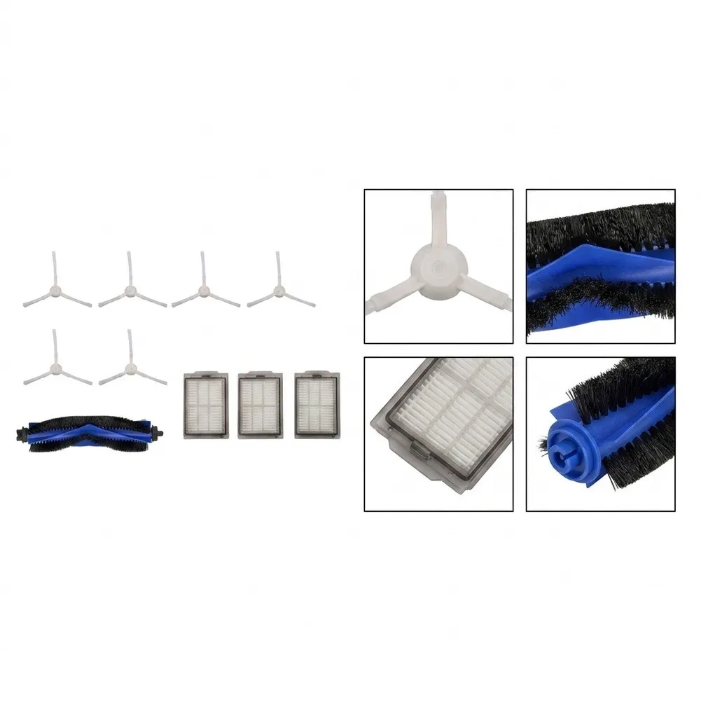 Main Side Brush Filter Kit For Cecotec For Conga 15090 / 16090 For Deerma For X70 DEM- For X70 Robot Vacuum Cleaner Parts