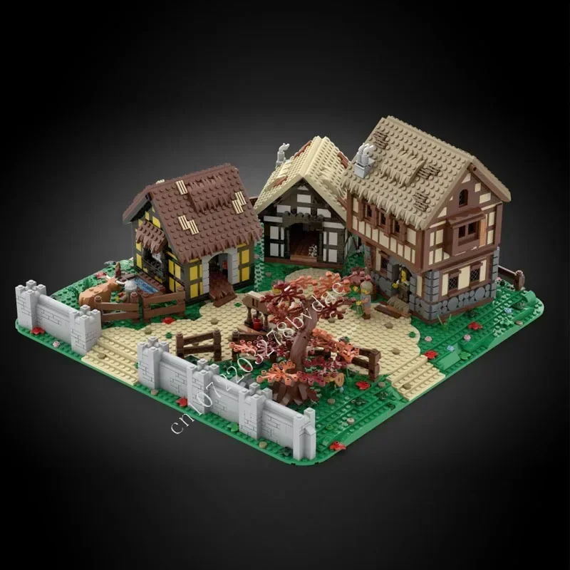 

3216PCS Medieval Houses MOC Creative street view Model Building Blocks Architecture DIY Education Assembly Model Toys Gifts