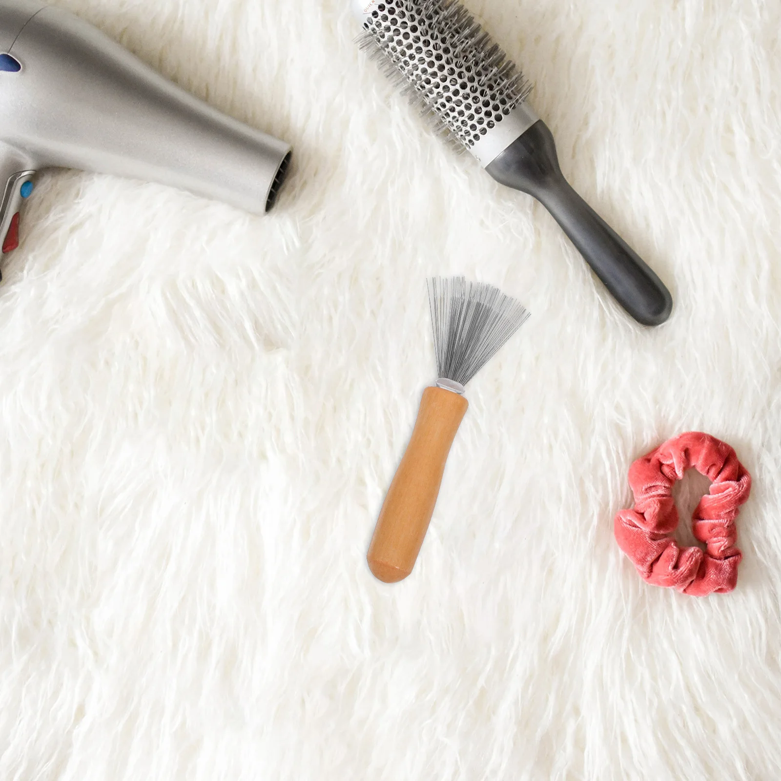 4 قطع من مشط تنظيف الشعر، إزالة سريعة وإجمالي للشعر المدمج، عملي ومريح للاستخدام اليومي #5