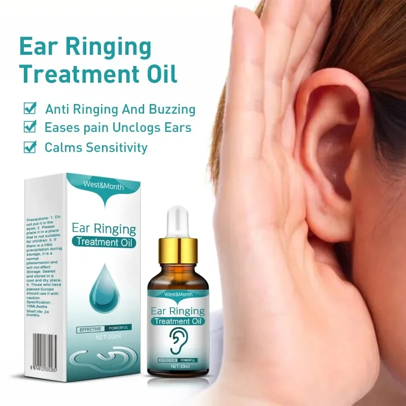 

Ear Ringing Relieving Drops Relieve Deafness Tinnitus Itching Earache Health Care Treatment Ear Hard Hearing Tinnitus Oil 10ml