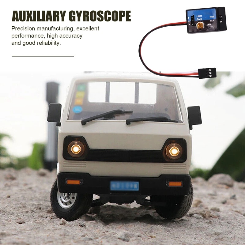 ●High-Speed Drift Auxiliary Gyro for D12 Mini Truck Drift Flat Running RC Car Auxiliary Modification Accessories-ABFB